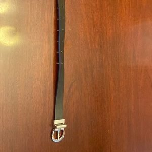 Black and Red Reversible Belt